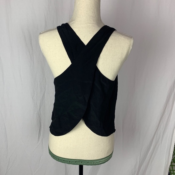 ASTR Black Top With Cross back - Picture 2 of 4